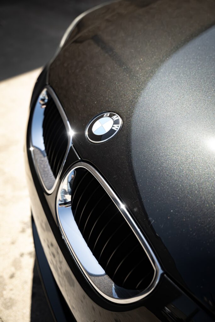 BMW E60 M5 Hood Paint Corrected Pearl Black