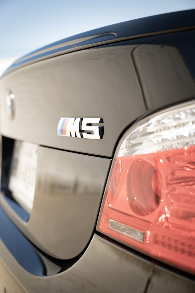 BMW E60 M5 Badge and Rear