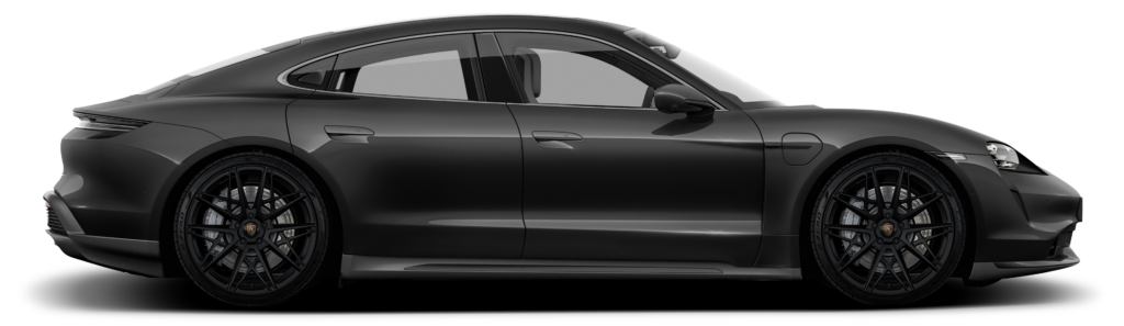 Charge Mods Porsche Taycan Turbo HRE Wheels Black in Dallas Texas