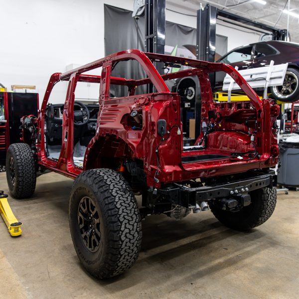 Charge Mods Ford Bronco Raptor Full Vehicle Repaint Rapid Red